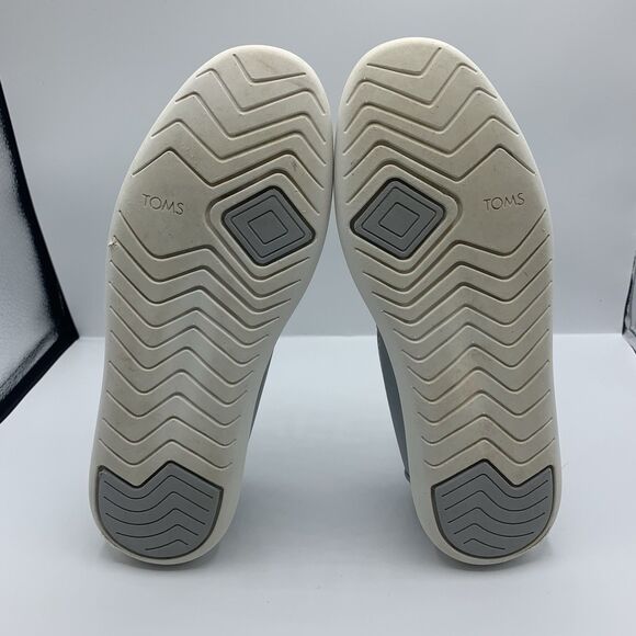 TOMS 10016731 Women's Alpargata Mallow Puff in Mid Grey  Size 8 - Picture 8 of 9